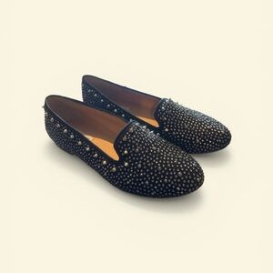 Steve Madden Graanite Black Studded Flats SZ8.5